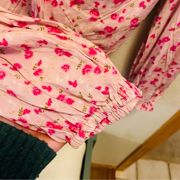 MAJORELLE Chrissa Top Pink Floral Revolve - Picture 6 of 7